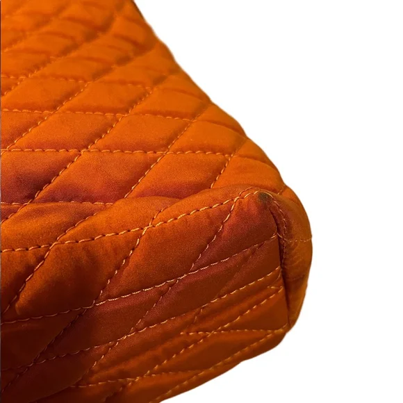 Bally Orange Quilted Shoulder Bag - Picture 7 of 15